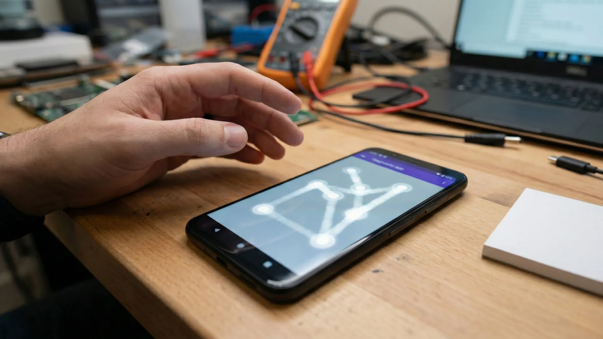 Android smartphone showing phantom touch problem with random taps on screen – 2025 issue